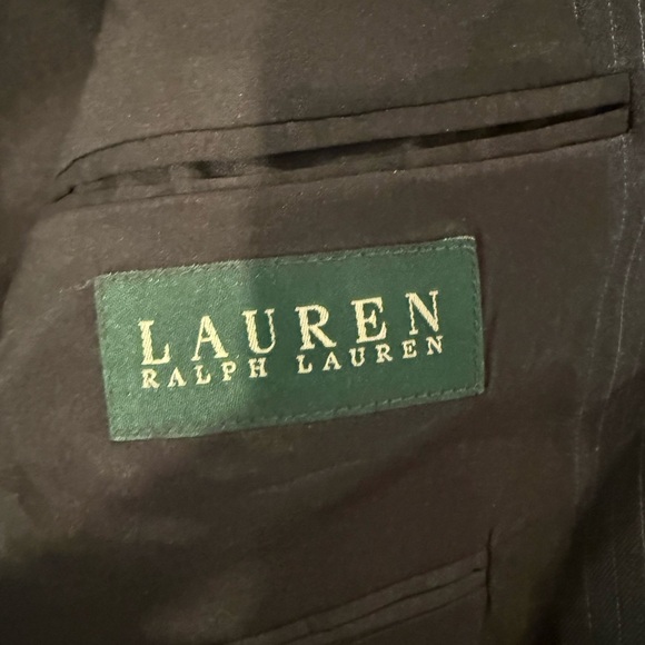 Lauren Ralph Lauren Wool Pinstripe Business Suit 44L , 38x30. - Picture 11 of 15